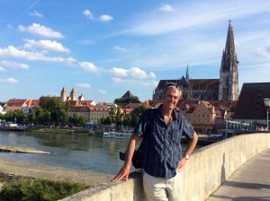On the stone bridge (Roman) at Regensburg