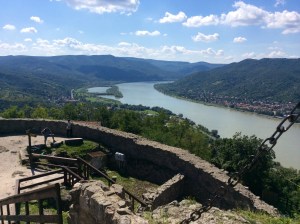 View of Danube "knee" from Visegrad castle